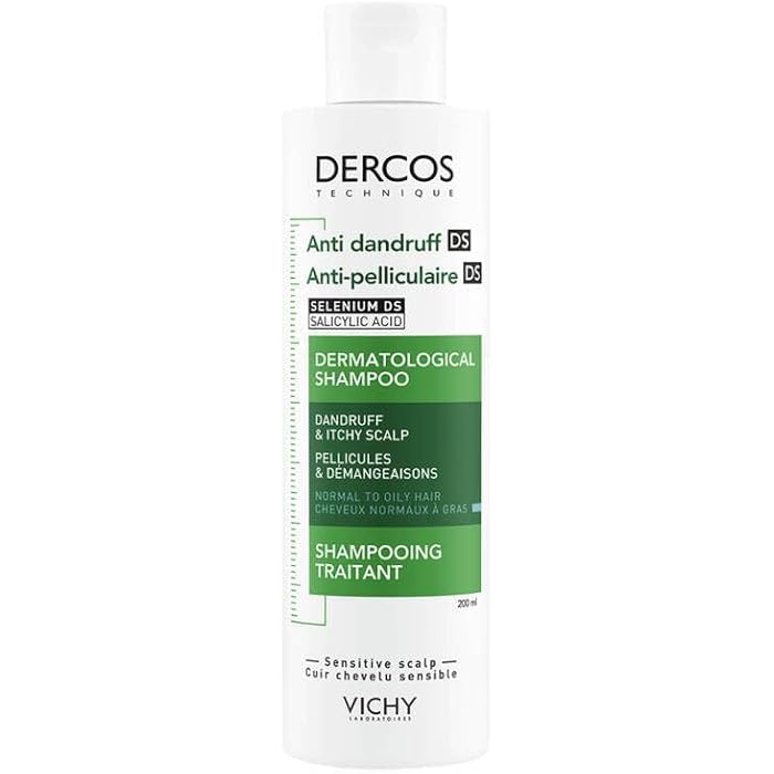 DERCOS ANTI-DANDRUFF SHAMPOO FOR NORMAL TO OILY HAIR 200ML - Image 2